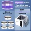 KARITE Paraffin Wax Machine for Hands and Feet, 9000ml Paraffin Wax Bath with Auto-Timer, Smart Mode, Precision Temperature Control, Paraffin Wax Warmer Kit with 26PCs Refills view 4