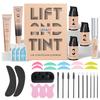 Libeauty Lash Lift and Color Kit Brow Lamination Kit with Black Color Quick Lifting Perming & Voluminous Coloring with Complete Tools DIY Eyelash Perm Use at Home & Salon Supplies view 1