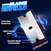 DIYSELF Single Edge Razor Blades, 200 Pcs - High Carbon Steel Razor Blades for Removing Decals, Stickers view 4