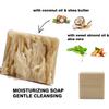 Rinse & Robust Mens Bar Soap Bath Bar Soap 3Pack Handmade Natural Soap Bar Set Cleansing Bar Moisturizing&Exfoliating Scrub Soap Gift Set for Men | Leather, Sandalwood, Teakwood | 3.5 oz of 3 Bars view 2