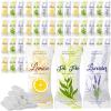 VitalCozy 240 Pcs Moist Cotton Towel Moist Towelettes Individually Wrapped Scent Disposable Face Towel 8.6'' x 8.6'' Hot/Cold Moistened Cleansing Wipes, Lemon Tea Tree and Lavender Scent (White) view 1