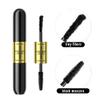 Fiber-infused Mascara, Black Tiny Fibers included Mascara to Extend and Elongate Eyelash, for Maximum Volume and Curl Effect by Linble view 4