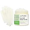 Bare Botanics Exfoliating Shower Gloves + Bergamot Mint Body Salt Scrub view 1