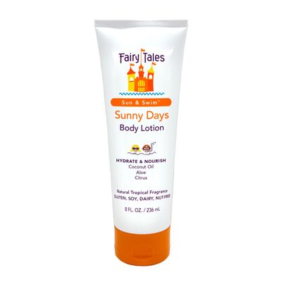 Fairy Tales Sun & Swim After Sun Lotion with Aloe for Kids | After Sun Care Lotion, Hydrate and Nourish with Coconut Oil and Aloe - 8 oz