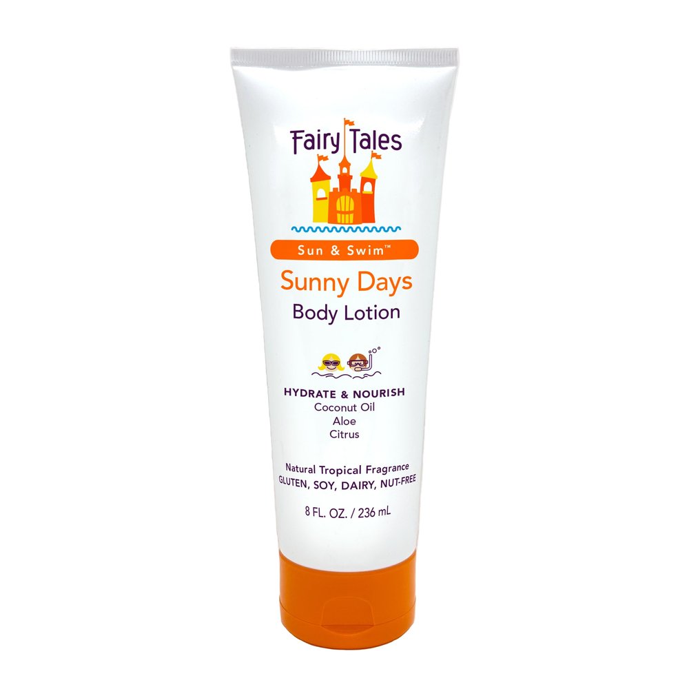 Fairy Tales Sun & Swim After Sun Lotion with Aloe for Kids | After Sun Care Lotion, Hydrate and Nourish with Coconut Oil and Aloe - 8 oz