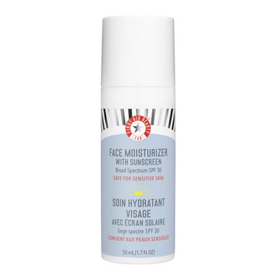 First Aid Beauty Ultra Repair Face Moisturizer with Sunscreen, SPF 30  2-in-1 Sun Protection + Daily Hydration  1.7 oz