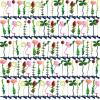 100 pcs Bean Sprout Hair Clip Funny Barrette Headwear Plant Hairpins Mixed Style Little Grass Flower Butterfly Mushroom Hair Accessories for Girls Women Party Scool Home view 1
