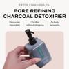 Erno Laszlo Detox Cleansing Oil, Lightweight Facial Cleanser Helps Dissolve Makeup and Impurities with Charcoal and Shea Butter, Deep Cleansing Oil, 6.4 Fl Oz view 2