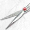5.5" Professional Hair Shears Set Includes Cutting Scissors and Thinning Shears - VG10 Japanese Stainless Steel - Sharp, Ergonomic, Lightweight - Shihan Shears Red Moon (Hair Shears Set) view 3