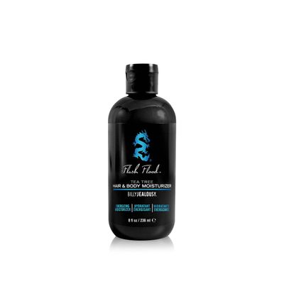 Billy Jealousy Flash Flood Tea Tree Hair & Body Moisturizer Ideal for All Hair & Skin Types with Tea Tree, Lavender and Peppermint, 8 Fl Oz