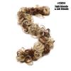 messy bun hair piece Messy Bun Hair Piece 31.4inches Long Tousled Updo Fluffy Hair Bun Ponytail Extensions Wrap Around DIY Curly Long Hairpiece Bridal Hairstyle bun hair pieces for women ( Color : 12H view 2
