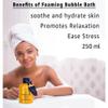 Nutritious Bubble Bath Long Lasting Foam Turmeric Orange Arnica Essential Oil Skin Healing Moisturizing Relaxing Stress Relief Spa Gift for Women view 2