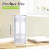 Mirrline 12 Pcs 30ml/1oz Clear Deodorant Containers Refillable Bottom Refilling Round Stick Plastic Twist Up Deodorant Bottles for DIY Chapstick Lip Balm Crayon view 2