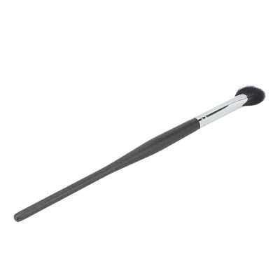 Highlighter Brush Soft Fan Design Powder Grabbing Solid Wood Handle Professional Makeup Tool for