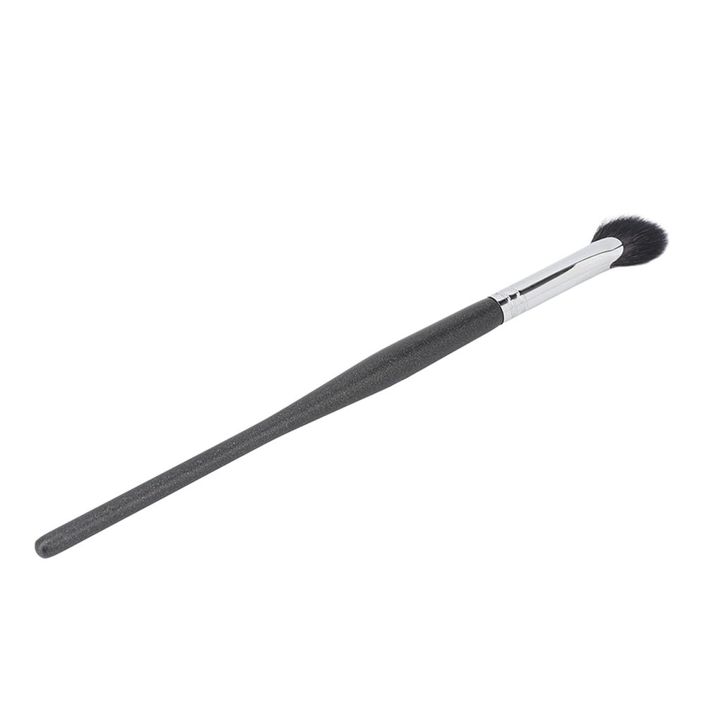 Highlighter Brush Soft Fan Design Powder Grabbing Solid Wood Handle Professional Makeup Tool for