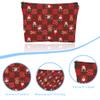 iapodiad Makeup Bag Santa Claus Personalized Cosmetic Bags with Zipper Waterproof Cute Makeup Pouch,Women Gift Idea Cosmetic Pouch view 3