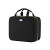 BAFAMYE 8L Travel Toiletry Bag for women - 2.1 GAL Water-resistant Makeup Cosmetic Bag Organizer With Hanging Hook for Travel Accessories Shampoo Full-size Container, Black view 1