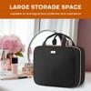 BAFAMYE 8L Travel Toiletry Bag for women - 2.1 GAL Water-resistant Makeup Cosmetic Bag Organizer With Hanging Hook for Travel Accessories Shampoo Full-size Container, Black view 3