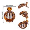 4 PCS Small Flat Hair Clips for Thin Hair Non-slip Hair Catch Jaw Clamp, Resilient Spring Action Perfect Everyday Accessory Clamps Hair Accessories for Women Girls view 2