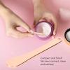 3Pcs Zinc Alloy Cosmetic Spatula Rose Color Reusable Cosmetic Mask Mixing Spoon Scoops Spatulas Stick Applicator Beauty Spa Makeup Tools for Facial Skin Care DIY Mask Mixing and Sampling Tool view 4