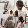 1 PCS Pink Crystal Hair Clip Artificial Beaded Hair Clip Hair Clip for Ladies Girls view 3