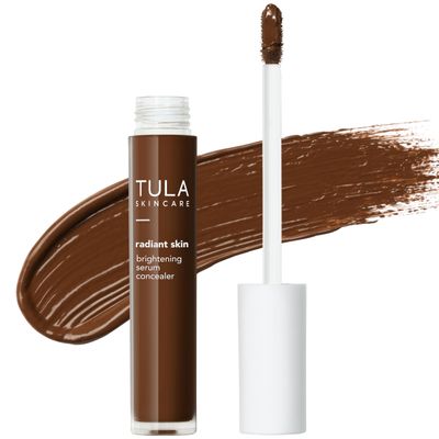 TULA Skin Care Radiant Skin Brightening Serum Concealer - Conceals Dark Circles & Discoloration, Longwearing & Crease-Resistant, Brightens the Appearance of Skin Over Time, Shade 185, 0.18 fl oz.