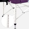 Master Massage 30" Calypso LX Ultra-Light Weight Aluminum Portable Massage Table Package- Tattoo Bed- Lash Tables (Purple) view 3