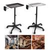 Premium Aluminum Instrument Salon Tray Tattoo Rolling Tray Station, Salon Spa Beauty Tattoo Metal Rolling Service Instrument Tray Trolley, Mobile Trolley Cart with Wheels & Adjustable Height (Black) view 4