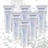 SUMEITANG 6 Pcs Clear White Face Body Glitter GelHolographic Chunky Sequins Body Glitter Paint for Party Singer Concerts Music Festival Rave Accessories for Girls Women Face Body DIY Sparkling Makeup view 1