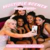SUMEITANG 6 Pcs Clear White Face Body Glitter GelHolographic Chunky Sequins Body Glitter Paint for Party Singer Concerts Music Festival Rave Accessories for Girls Women Face Body DIY Sparkling Makeup view 4