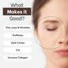 Elensilia 80% Collagen With Gold Peptides Eye Cream - Snail Secretion Filtrate + Matrixyl 3000 + Haloxyl For Wrinkles, Dark Circles, Moisturizer - Korean Skin Care, 0.7 fl.oz view 3