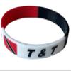 2pcs. Trinidad Flag Stainless Steel Nail Clippers Keychain TNT Silicone Bracelet view 2