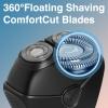 ECOJIA Mini Electric Razor for Men Portable Wet and Dry Shaving Cordless Rechargeable Head Hair Shaver IPX6 Waterproof Floating Shaving Shavers Head with Travel Case view 3