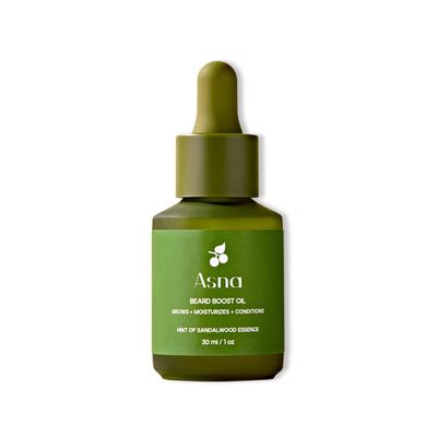 Asna Beard Boost Oil, 100% Natural, Antioxidant & Vitamin-Rich Formula, Stimulates Growth, Nourishes & Moisturizing, Leave-In Beard Conditioner, Beard Gifts for Men