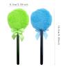 4 PCS Setting Powder Puff, Cotton Candy Puffs Lollipop Makeup Puff Loose Powder Puff Handle view 2