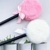 4 PCS Setting Powder Puff, Cotton Candy Puffs Lollipop Makeup Puff Loose Powder Puff Handle view 3