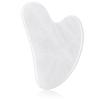 Guasha Tool for Face: White Jade Gua Sha Facial Tools - Gua Sha Stone for Face and Body Skin Massage - Guasha Jade Stone Scraping Massager for SPA Acupuncture, Therapy Trigger Point Treatment view 1
