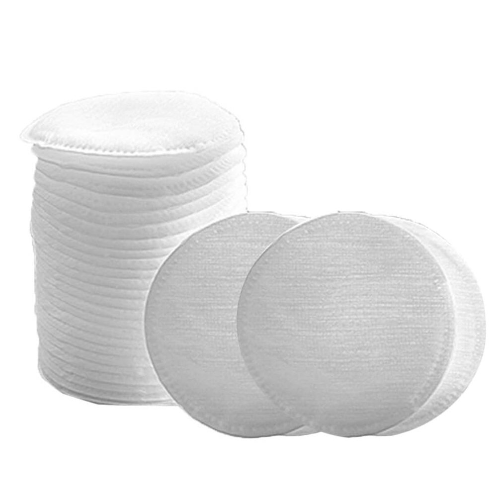 FOMIYES Makeup Facial Cotton 60pcs Round Pads Soft Absorbent Washable for Clean Face Gentle on Skin