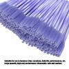 200pcs Mascara Wands Applicator Disposable Eyebrow Brush Set Eyelash Extension Cosmetic Tool Eyebrow Brush Makeup Set(Light purple) view 3