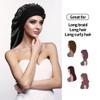 BCHRTOIP 4 Pcs Long Satin Sleep Bonnet for Curly Hair and Dreadlock, Long Braids Bonnet Sleeping Cap for Women Multicolor view 4