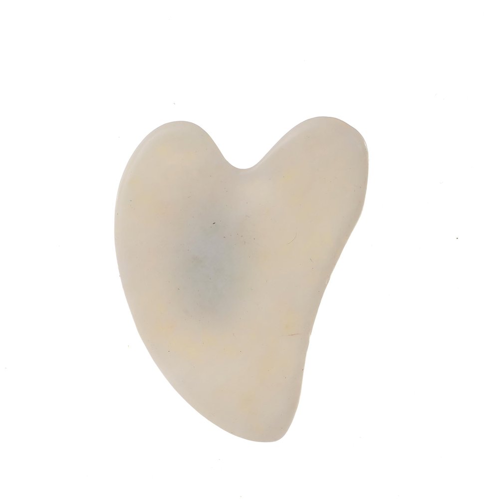 Upper Canada Gua Shab Beauty Face Massage Tool (White Jade)