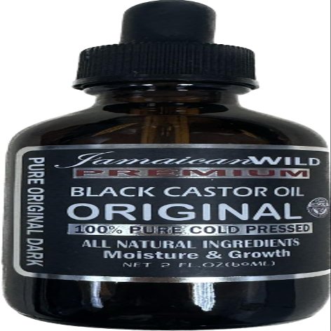 dye dyed Jamaican Wild Black Castor Oil (Original, 2 oz)