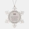 Gigi Snowflake Ornament Gifts for Gigi for Gigi X-mas Gifts for Women Men, Gigi Gifts, Gigi If I Could give You one Thing in Life, I Would give You The Ability to See Yourself Through view 1