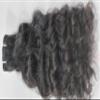 Raw Indian Curly Human Hair Extensions - Natural Black Curly Remy human hair extensions (18 Inch) view 2