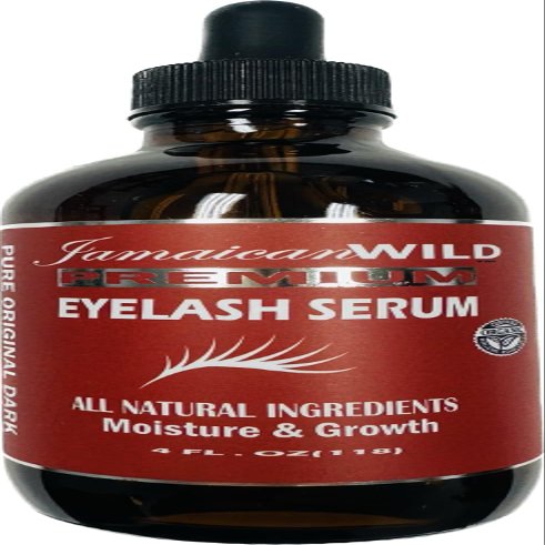 dye dyed Jamaican Wild Black Castor Oil (eye lash serum, 4 oz)