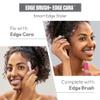 Red by Kiss Hair Brush with Edge Fixer Gel 3 in 1 Edge Control Styler for Women, Boar Bristle Brush, Sweet Peach view 4