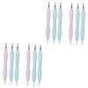 Beaupretty 6pcs Stainless Steel Dead Skin Fork Manicure Tool for Efficient Nail Care Gentle Cuticle Shaped Design for Nail Cleaning and Trimming view 1
