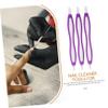 Beaupretty 6pcs Stainless Steel Dead Skin Fork Manicure Tool for Efficient Nail Care Gentle Cuticle Shaped Design for Nail Cleaning and Trimming view 3