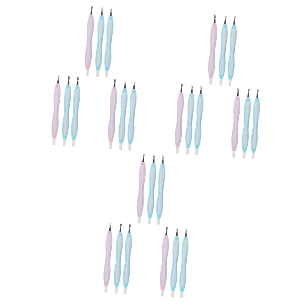 Beavorty 9pcs Stainless Steel Dead Skin Fork Cuticle Tool for Nail Care and Manicure Shaped Design for Efficient Dead Skin Removal and Nail Cleaning