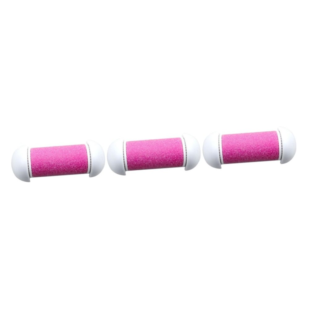 Beaupretty 3pcs Electric Foot File Replacement Roller Exfoliator Tool Ergonomic Design for Softening Feet for Home Pedicure Care and Dead Skin Removal